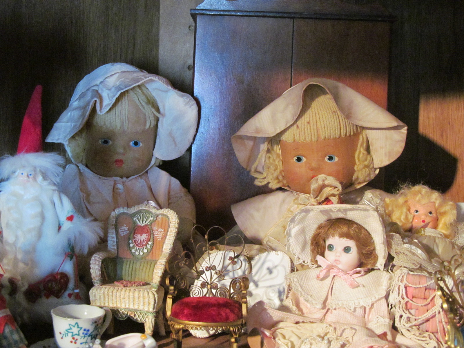 vintage mask faced dolls